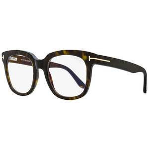 Tom Ford Square Eyeglasses TF5537B 052 Dark Havana 52mm FT5537